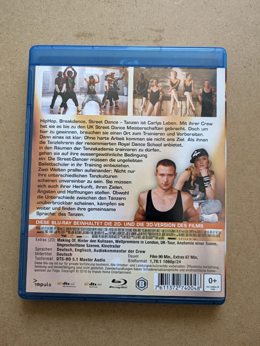 Tutti i DVDs: StreetDance 3D Blu-ray mit 4 Brillen  – Usato da Chur venduto da FreakofRarity 1