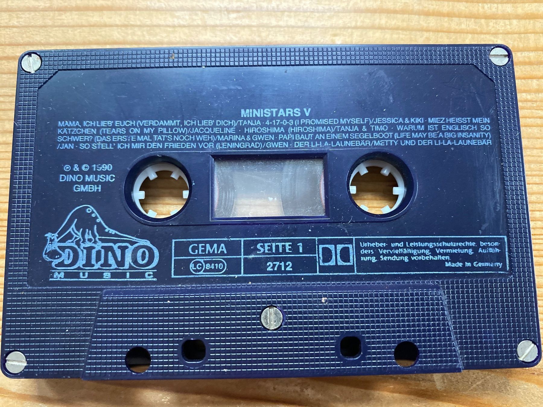 Musicassette: Kassette - Ministars V – Usato da St.Gallen venduto da kingsamas 2