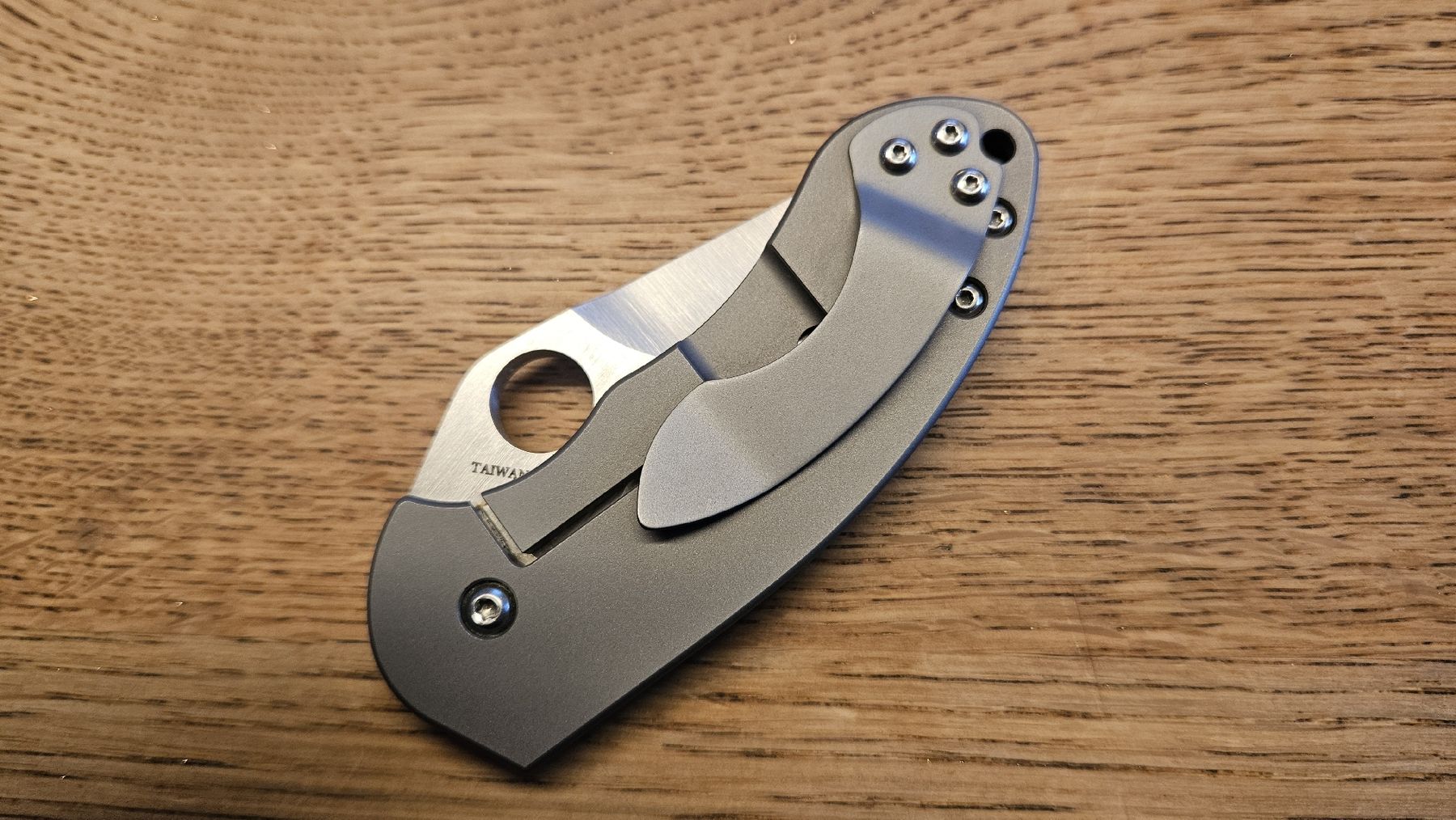 Spyderco Coltelli tascabile: Spyderco Burch Chubby Unikat – Nuovo (secondo la descrizione) da Buchs AG venduto da thebull01 3
