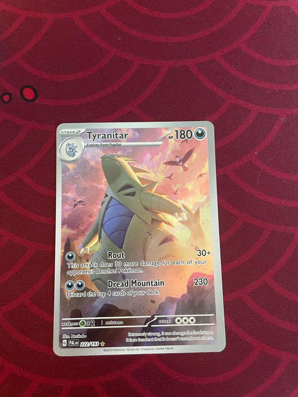 Pokémon Carte collezionabili: Tyranitar IR von Paldea Evolved – Nuovo (secondo la descrizione) da Watt venduto da BettinaRe01