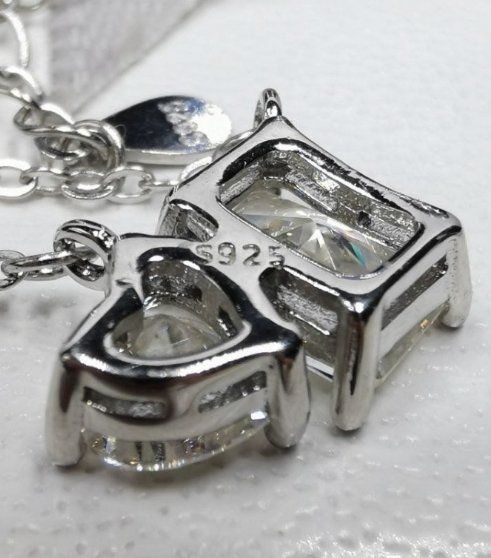 Catenine: Collier argent diamants de moissanite de 1,5 ct certifiés – Nuovo e nell'imballaggio originale da Reconvilier venduto da Tsma67 6