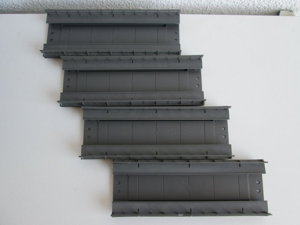 Märklin 74618 H0 AC 4 x C-Gleis Gerades Rampenstück 180 mm (Gebraucht ...