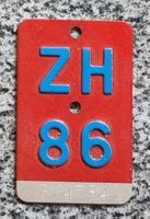 Velo - Nummer ZH 86