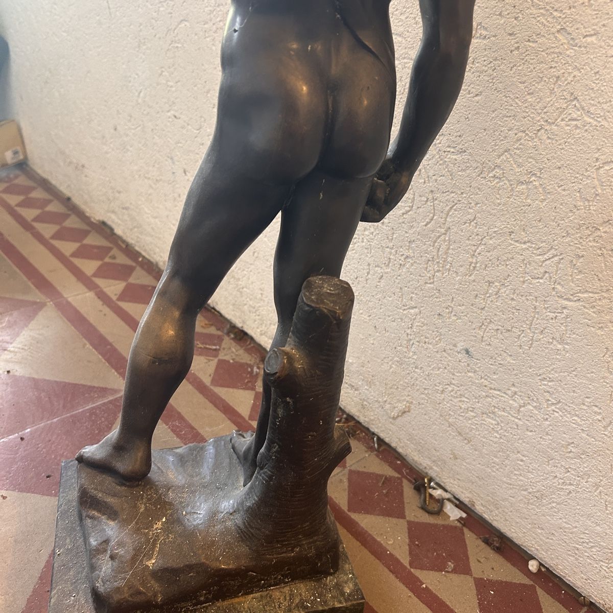 Sculture & Statue: Antike Bronze David Figur, datiert 1947, Firenze – Usato da Laufen venduto da belleskulptur 3
