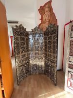 Grande paravento orientale 3 pannelli decorato  ca. 195 cm