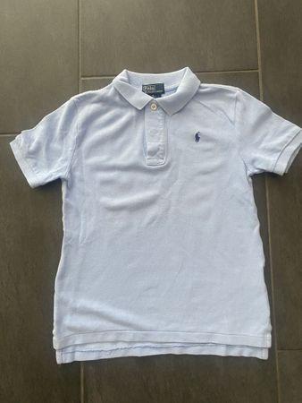 Polo Ralph Lauren Polohemd kurzarm hellblau Gr. 104-110 top