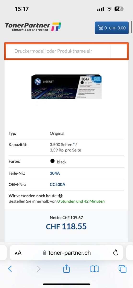 Hewlett Packard Cartucce per stampanti & toner: Original HP 304 Druckerpatrone Magenta, Neu! – Nuovo e nell'imballaggio originale da Dotzigen venduto da White_Warrior 1