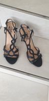 *NEU*BUFFALO Riemchen-High-Heels Sandaletten schwarz Gr.40