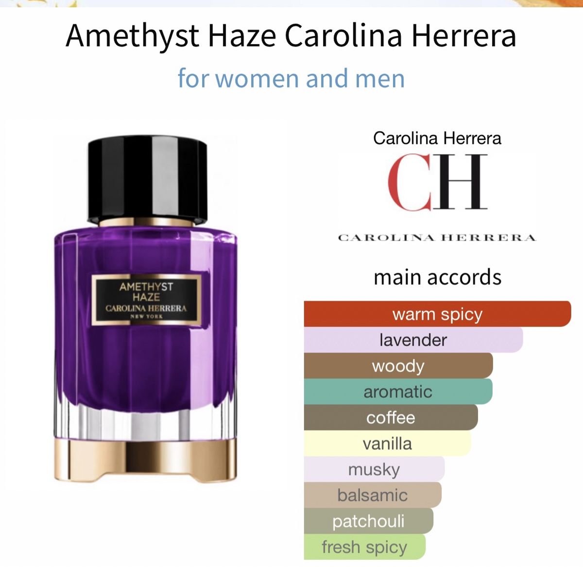 Carolina Herrera Parfum & Eau de Toilette: CAROLINA HERRERA AMETHYST HAZE – Neu (gemäss Beschreibung) aus Winterthur von Selinnn 2