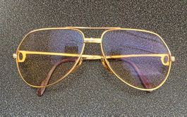 Lunettes de soleil Vintage Cartier Santos Aviateur
