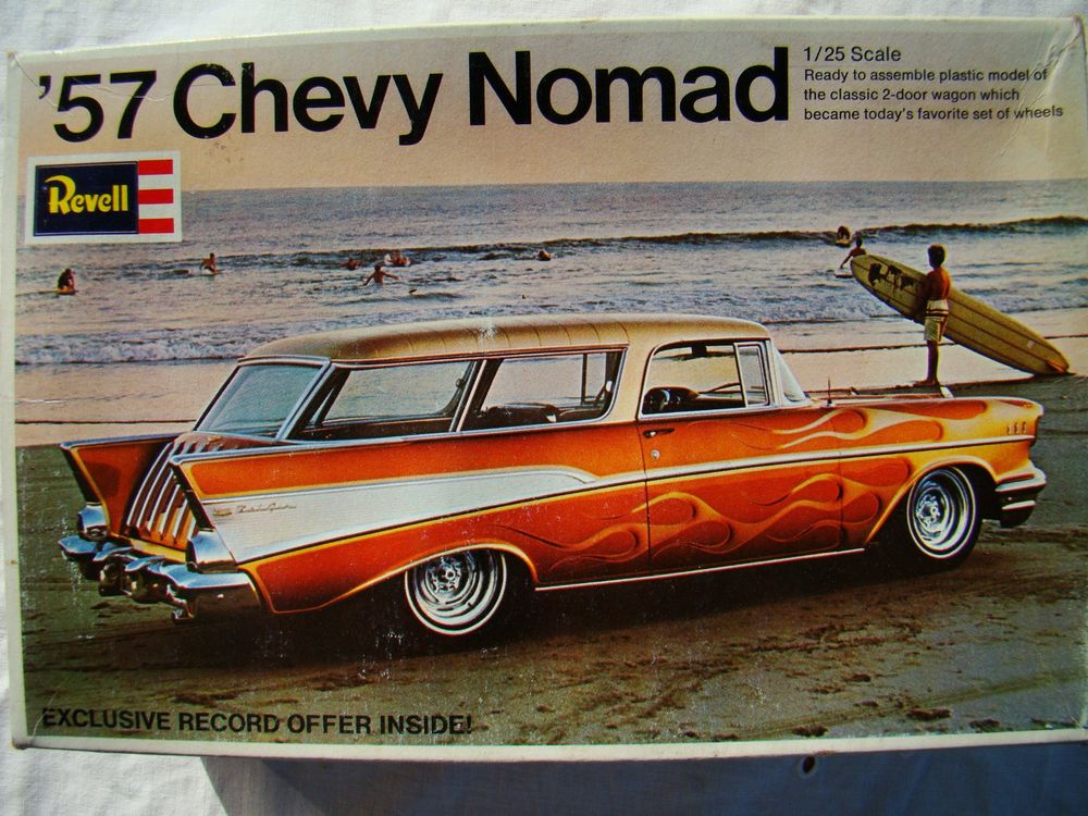 Revell 57 1957 Chevy Chevrolet surf Nomad 3in1 1:25 #1260 | Kaufen auf ...