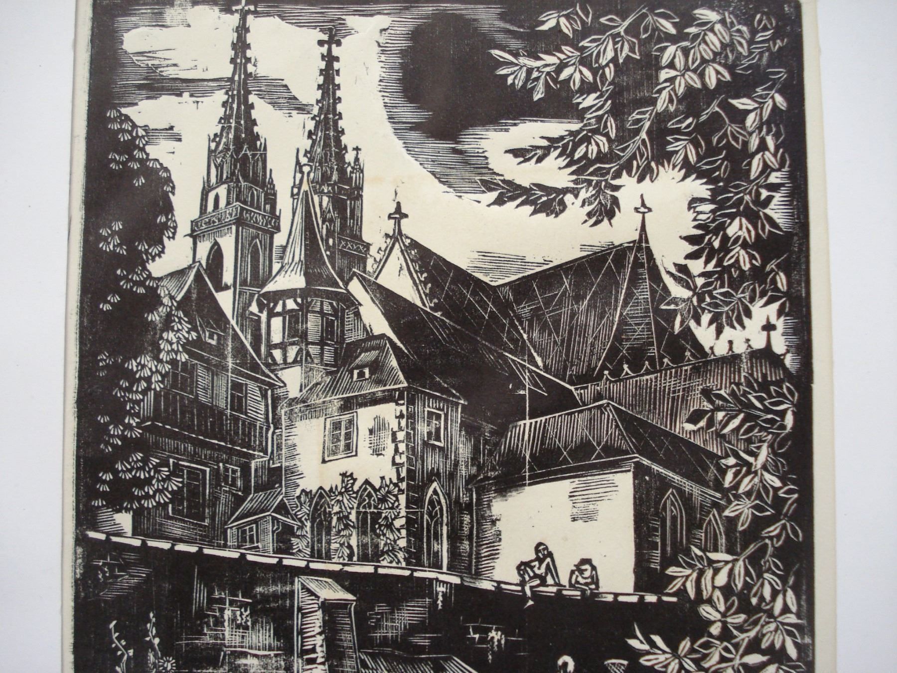 Xilografie: Hanns Studer geb. 1920 – Usato da Basel venduto da art.basel 2
