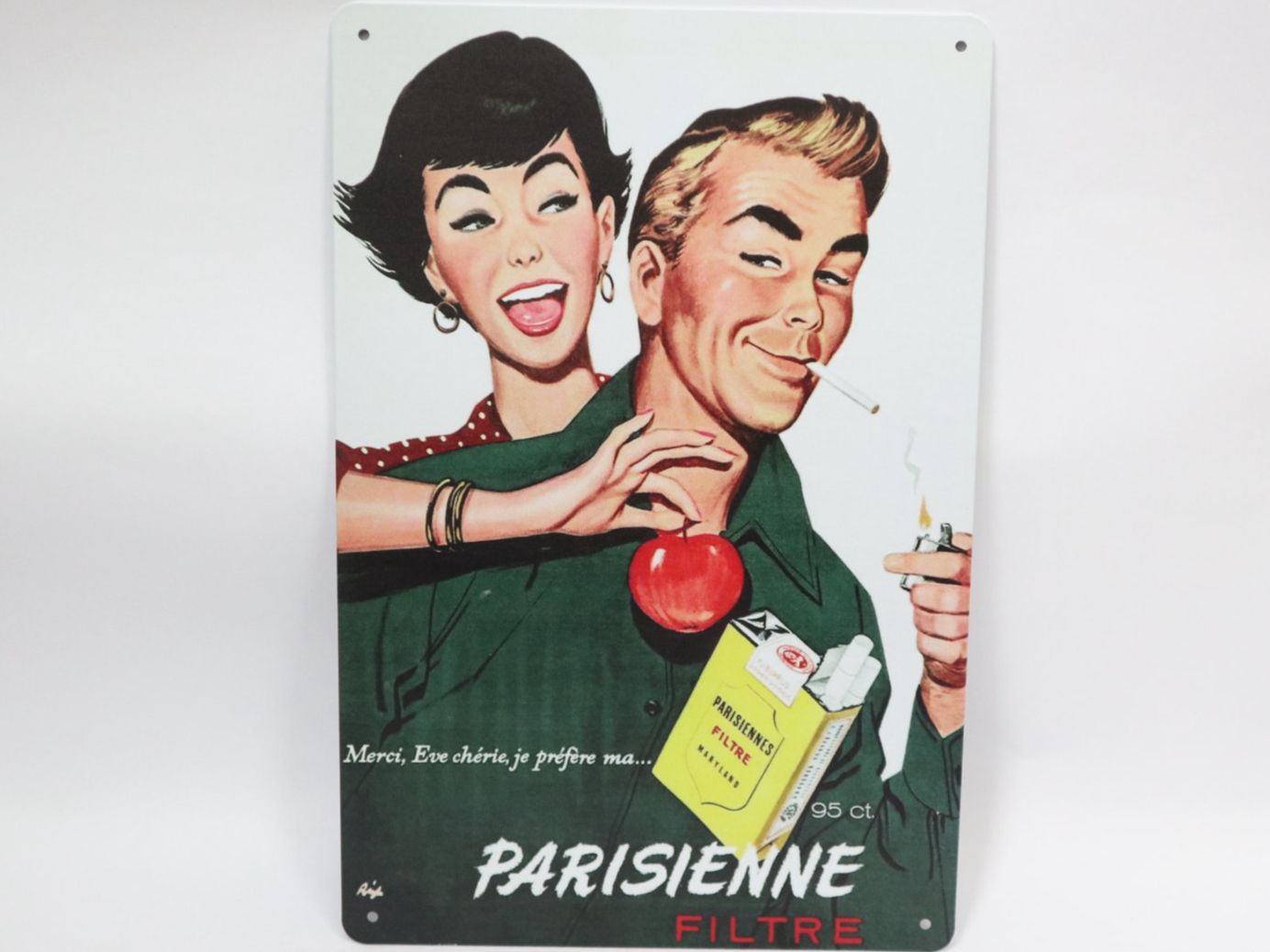 Insegne: Blechschild Parisienne Zigaretten – Nuovo (secondo la descrizione) da Eschenbach SG venduto da Astalavista