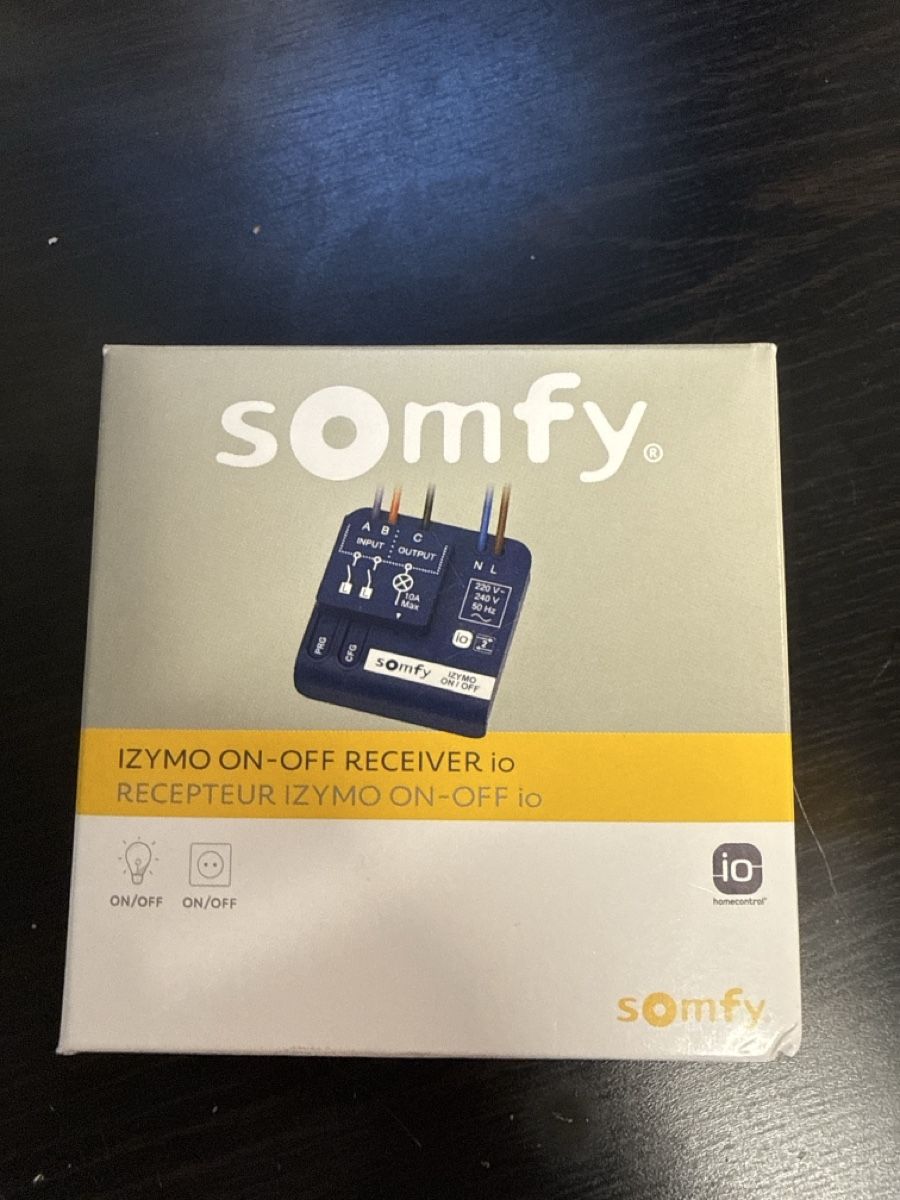 Somfy Sistema di controllo: Somfy Izymo On-Off Receiver IO – Nuovo e nell'imballaggio originale da Zürich venduto da ferbcn
