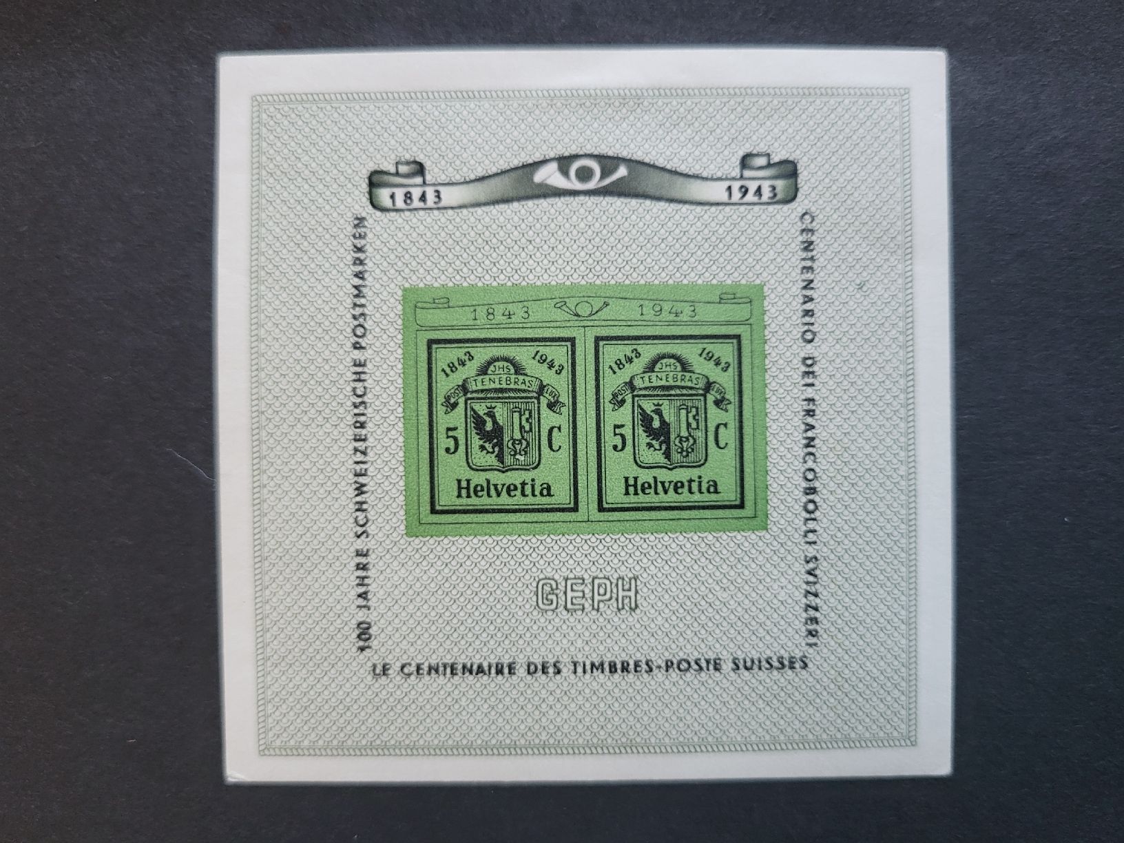 Alle Briefmarken: 1943, W18 - Genfer Block  – Neu (gemäss Beschreibung) aus stäfa von brandy66