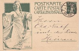 Postkarte Bern - Herisau 4.10.1909+++