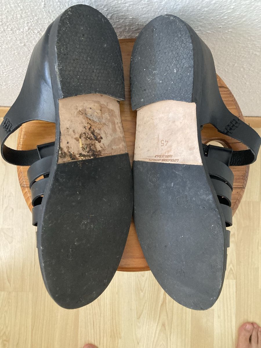 Herrenschuhe: Herren Leder Sandalen EU 45 – Gebraucht aus Zürich von eat_sw7c 3