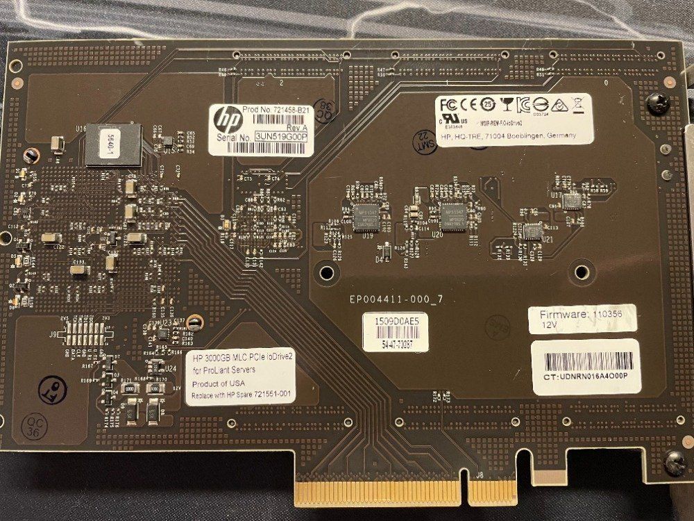 Hewlett Packard Dischi rigidi: HP 3000GB PCIe ioDrive2 – Usato da Gland venduto da nrcsantos 1