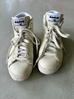 Diadora Turnschuhe Leder Creme Grösse 38.5 gebraucht