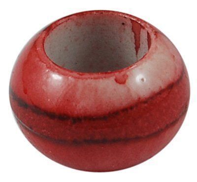 Perle (finte): Acrylperlen Rund Rot gescheckt 50St. – Nuovo (secondo la descrizione) da Rüegsau venduto da Tausendfreund