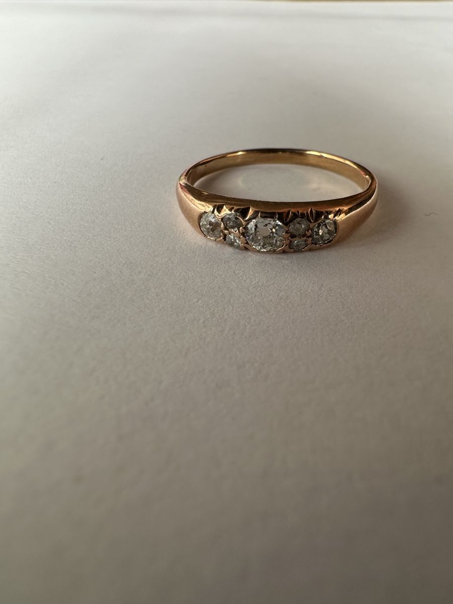 Anelli: Rosegold mit Altschliff-Diamanten – Usato da Bäch SZ venduto da Spiesson 1