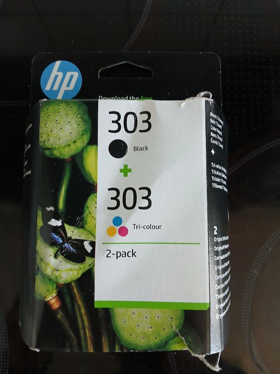 Hewlett Packard Cartouches & Toner: Neue HP 303 Druckerpatronen 2er Set schwarz & Farbe – Neuf (Voir description) à Zuchwil par pedu79