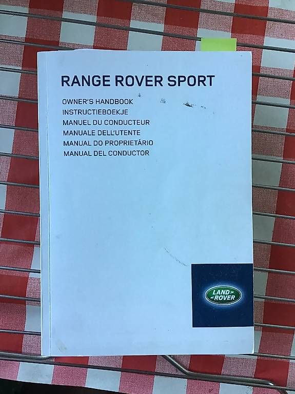 Libri: Handbook Range Rover Sport France Version – Usato da Zürich venduto da cutyswiss