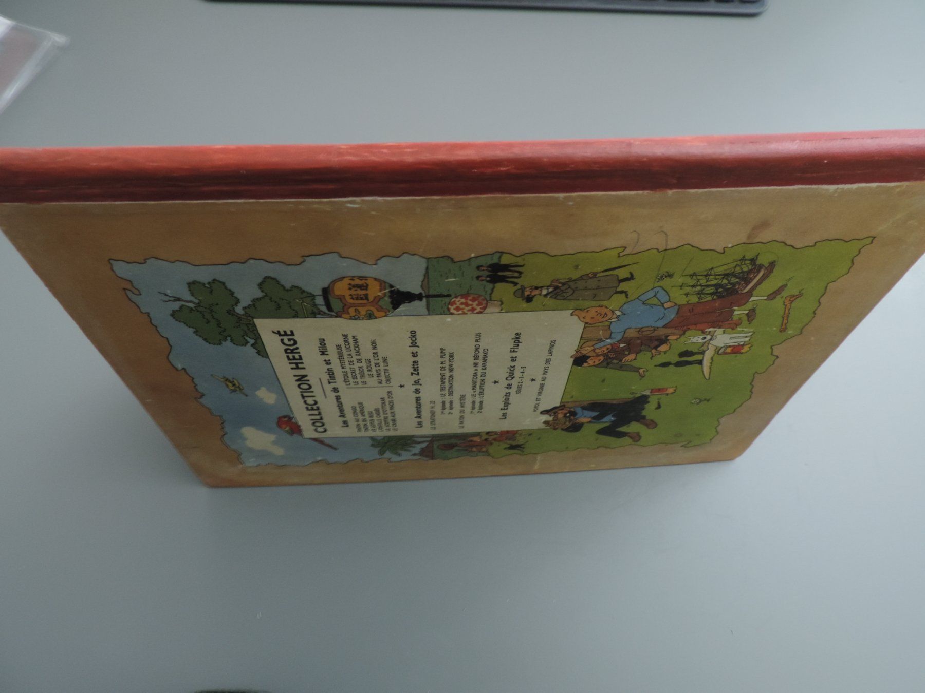 Fumetti: TINTIN  EO Belge 1953 Objectif Lune – Usato da Remetschwil venduto da shalpe 2