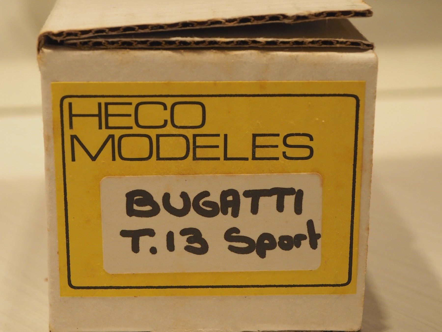 Bugatti Modellautos: Bugatti Type 13 Sport - Heco Modeles – Neu und originalverpackt aus Winterthur von 602ccm 4