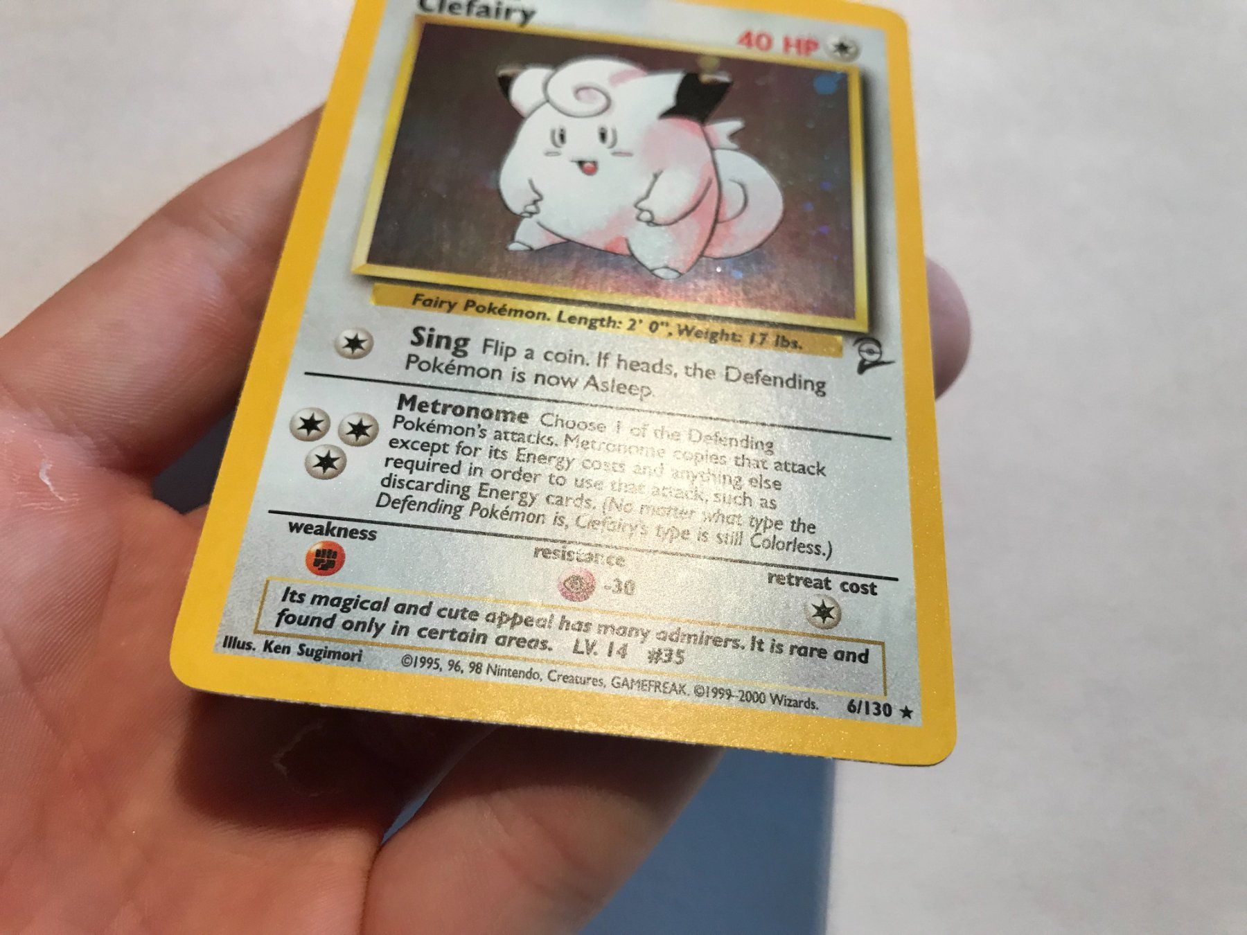 Pokémon Sammelbilder & Trading cards: Clefairy holo Base 2 Set EN – Gebraucht aus Hagendorn von Pokecollectorch 1