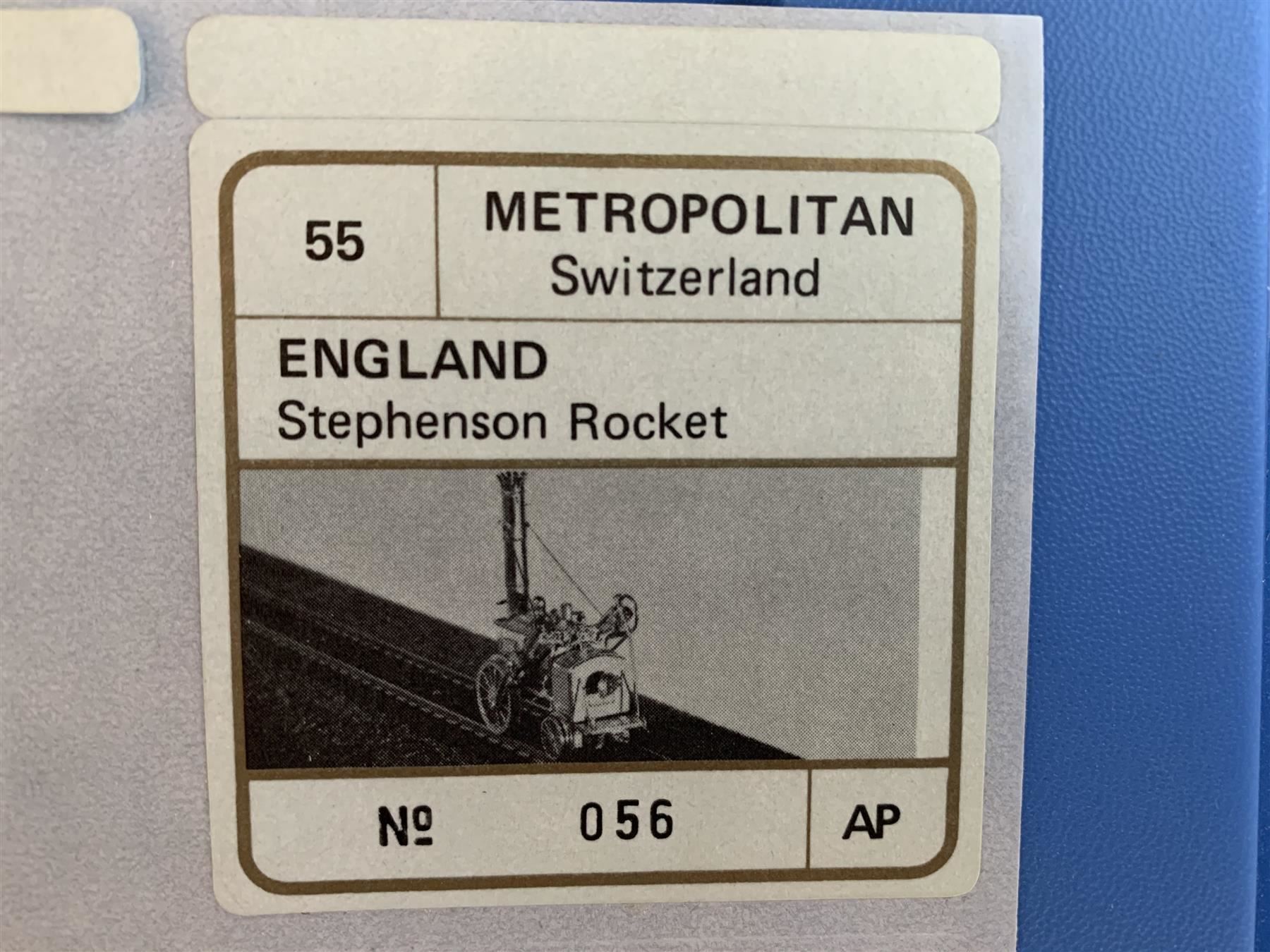 Metropolitan Modelleisenbahnen: Metrop 55 Etikett + Bescheinigung Rocket – Neu und originalverpackt aus Hauterive NE von eriamch 3