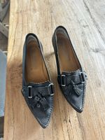 Schuhe VIA ROMA Leder schwarz Grösse 37.5 Damen