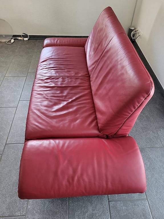 Divani: Rotes Ledersofa – Usato da Rüfenach AG venduto da Haui82 1