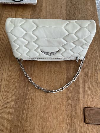 Zadig & Voltaire Rock handtasche Off-White – Top Zustand