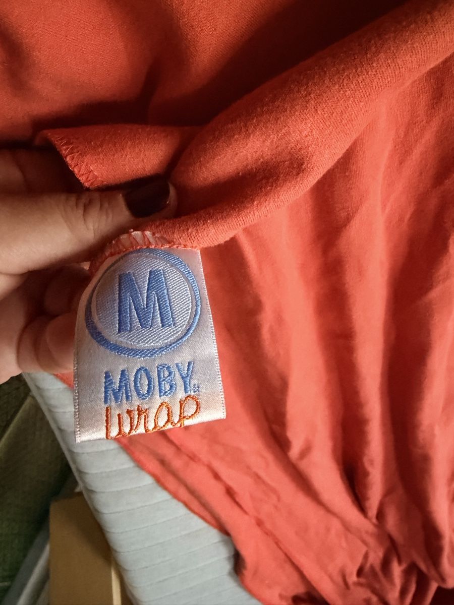 Moby Wrap Marsupi portabebè: Moby Wrap Tragetuch Orange 100% Baumwolle – Usato da Oberstammheim venduto da ede_686j 1