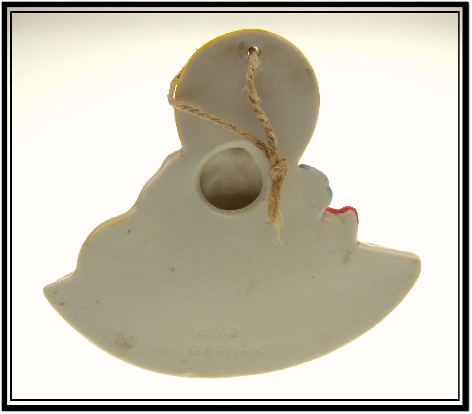 Statuette: Weihwasserbehälter um 1900 Mädchen mit Lamm / Germany – Nuovo e nell'imballaggio originale da Langenthal venduto da Sherkaan 2