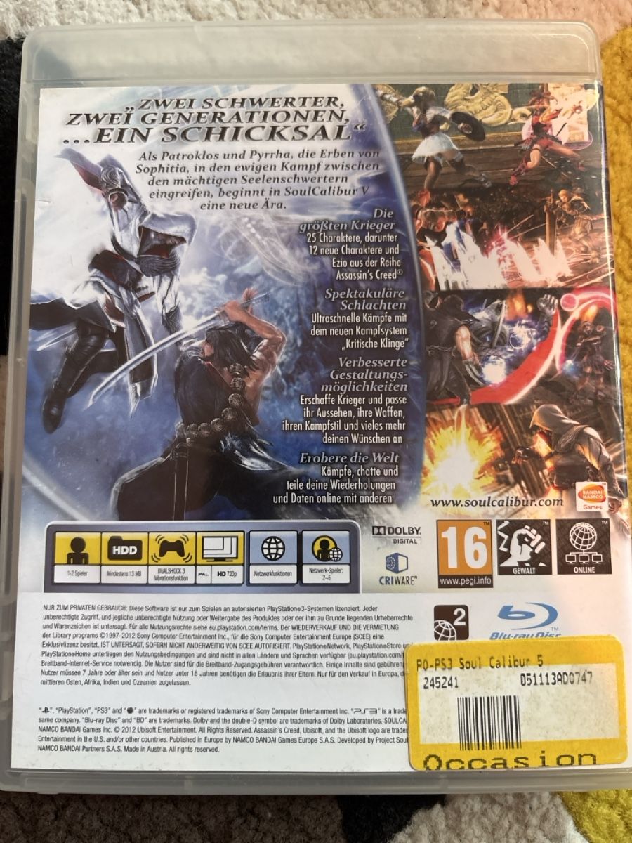 Sony Spiele: PS3 Spiel Soul Calibur 5 – Gebraucht aus Zürich von hiddentreasures_zh 1