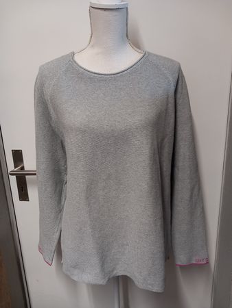 Lieblingsstück Pullover, Gr. 44, Grau, Baumwolle