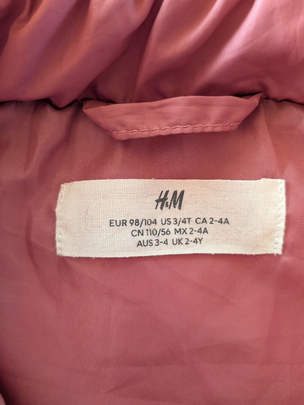 H&M Sonstige Mädchenkleider: Kinder Weste H&M Grösse 98/104  – Gebraucht aus Ebnat-Kappel von Fini1000 1