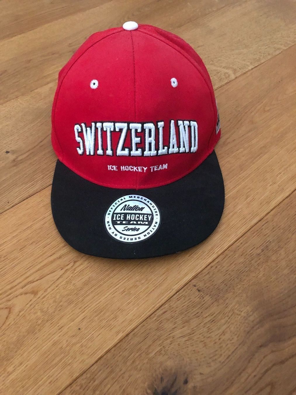 Copricapi, berretti & cappellini: Basecape Schweizer Eishockey Team – Usato da Vilters venduto da markus_85