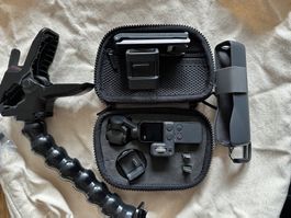 Dji Osmo Pocket mit viel Equipment