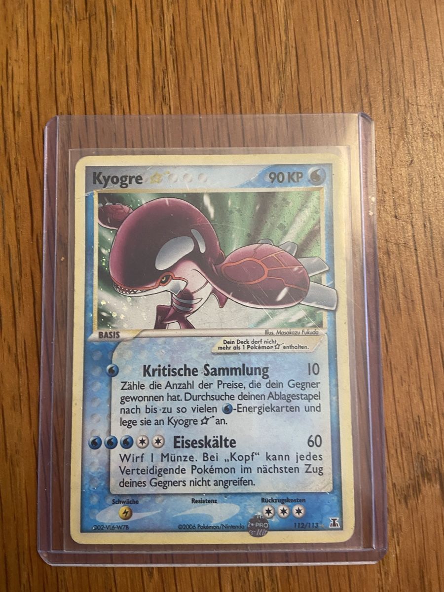 Pokémon Carte collezionabili: Kyogre Gold Star 2006 112/113 – Usato da Gockhausen venduto da ken_r55l