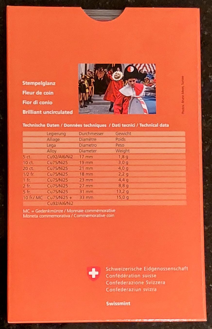 Tutti le monete: CH - Münzsatz 2014 stgl – Nuovo (secondo la descrizione) da Arch venduto da moneyswiss 3