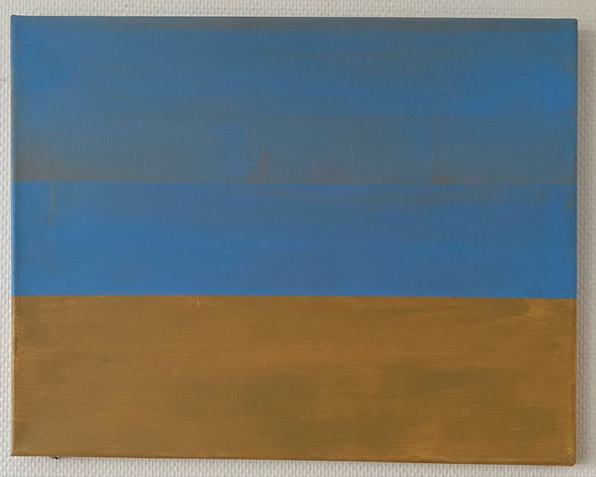 Gemälde: Acrylbild Horizont I - einzigARTig - 2015 – Neu und originalverpackt aus Dübendorf von Montclair