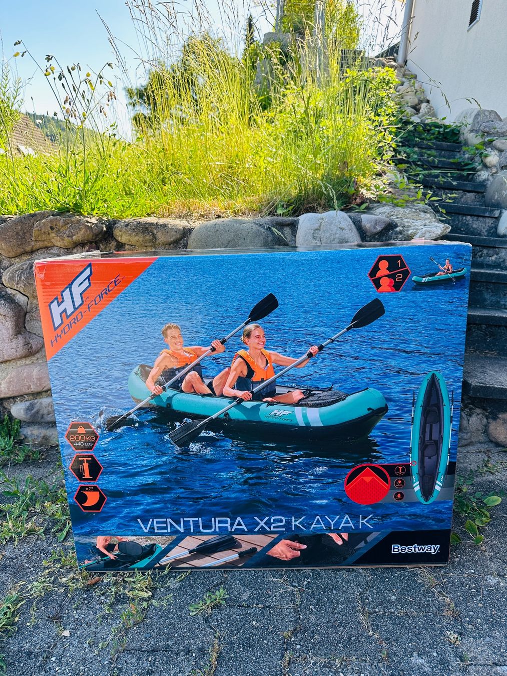 Bestway Barche: Kajak Bestway Ventura X2 – Nuovo e nell'imballaggio originale da Remigen venduto da tonip88