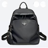 Schwarzer stylischer Rucksack NEU