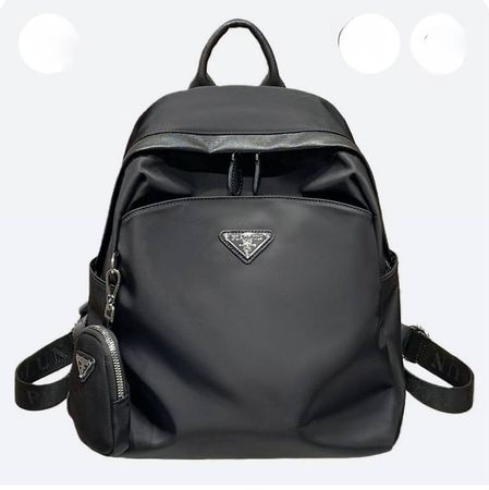 Schwarzer stylischer Rucksack NEU