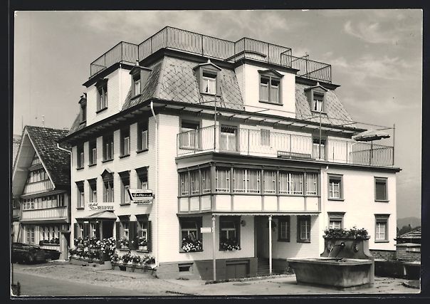 Ansichtskarten: Schwellbrunn, Das Hotel-Restaurant Belle – Gebraucht aus Berlin von bartko-reher