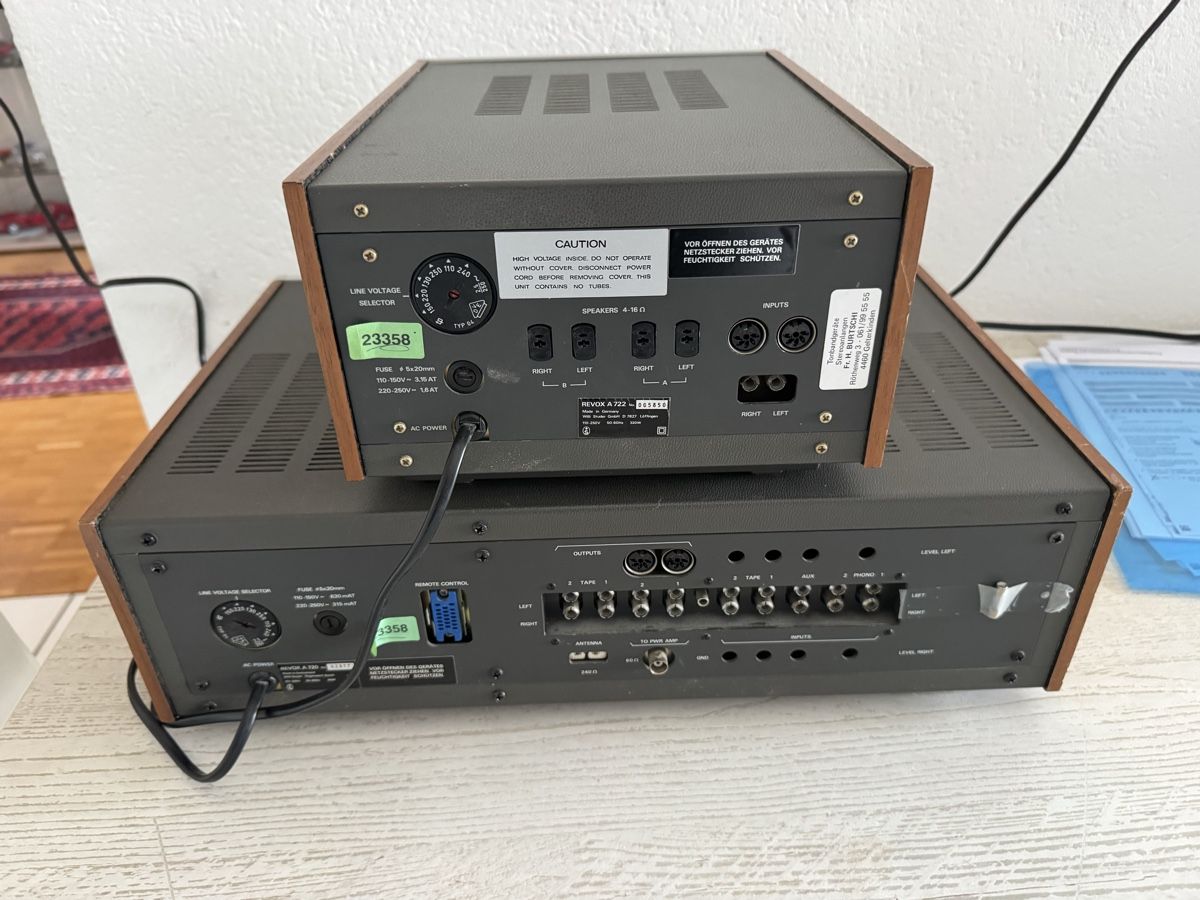 Revox Verstärker: Revox a720&a722 geräte – Gebraucht aus Zunzgen von milesdavis76 2