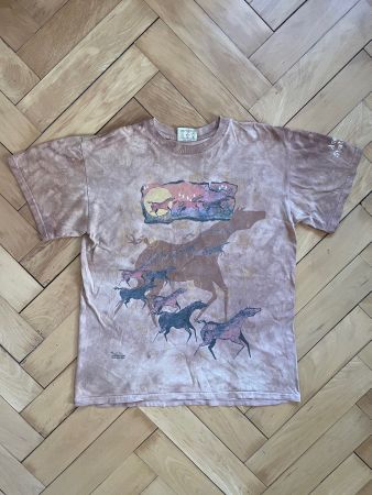 Vintage 90s T-Shirt The Mountain Horse Indians USA Sz L
